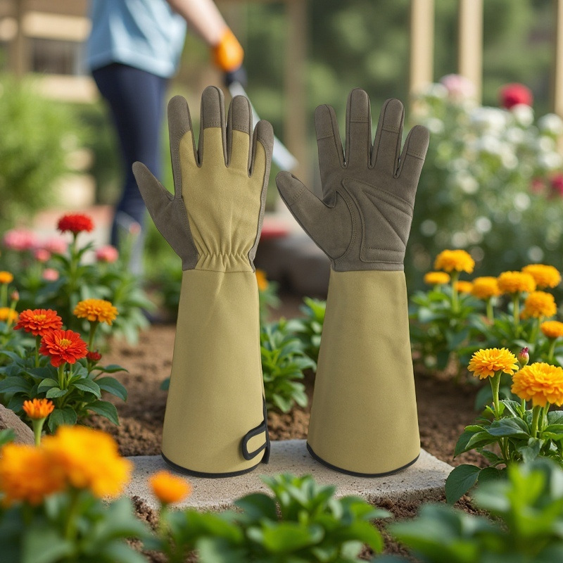 Garden Gloves Thorn Proof - Lange tuinhandschoenen, doornbestendige handschoenen, canvas rozen