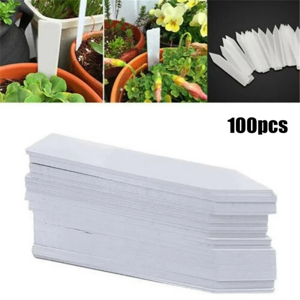 Plant Label Tags - 100 Stuks Plantenlabels Plantenaccessoires Bloempotten Plastic