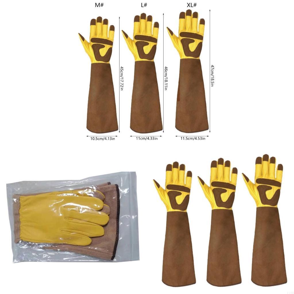 Garden Gloves Thorn Proof - F19B Leren rozensnoeihandschoenen Ademende duurzaamheid met