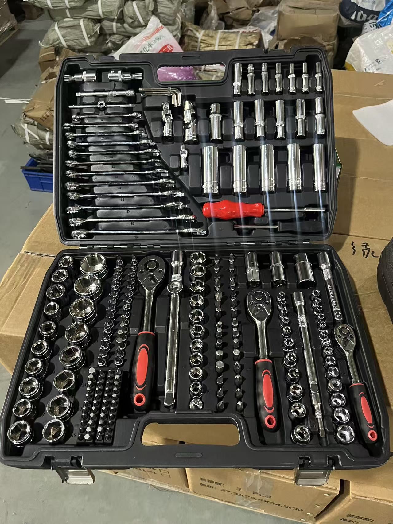 Gardening Tools Diy - 216-delige doe-het-zelf autoreparatie gereedschapsset met handmatige