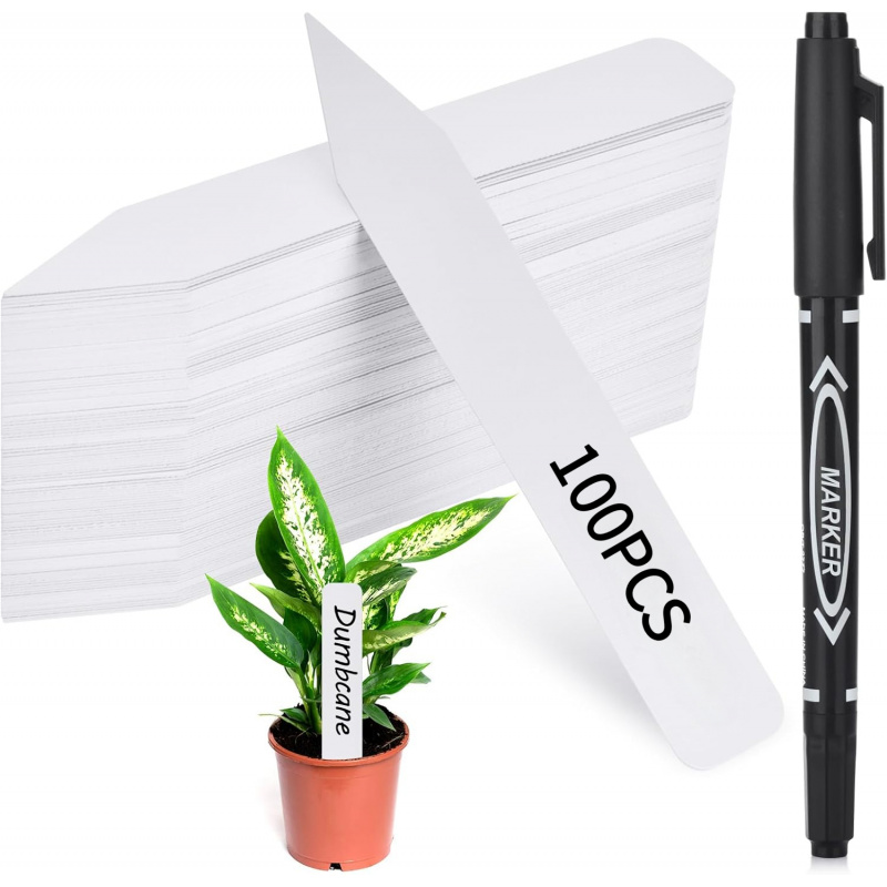 Plant Label Tags - Waterdichte tuinplantlabels voor buiten, 100-300 stuks,