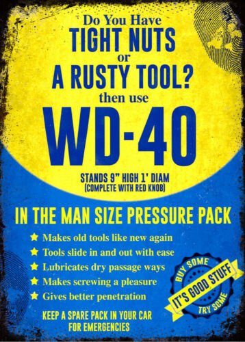 Gardening Tools Vintage - Vintage Retro WD40 Spray Garage Tool