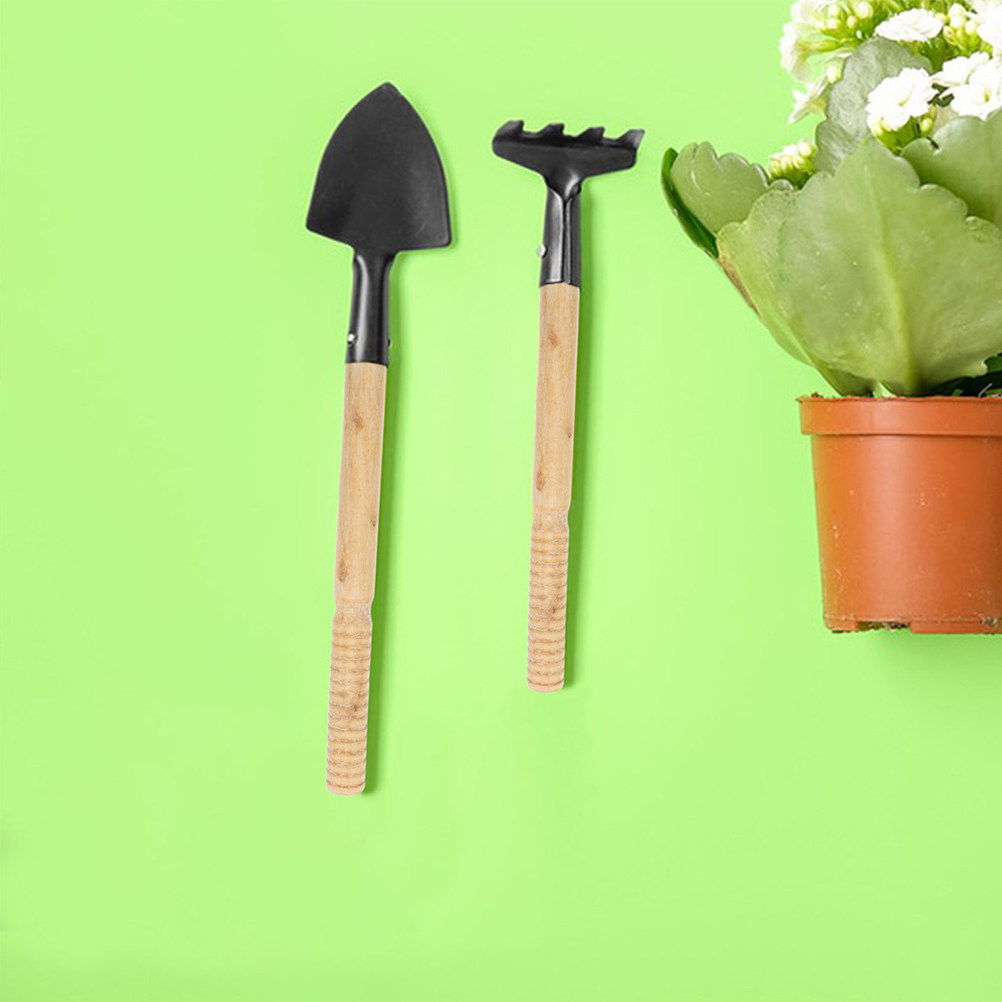 Gardening Tools Uses - 5 stuks tuingereedschap met houten handvat,
