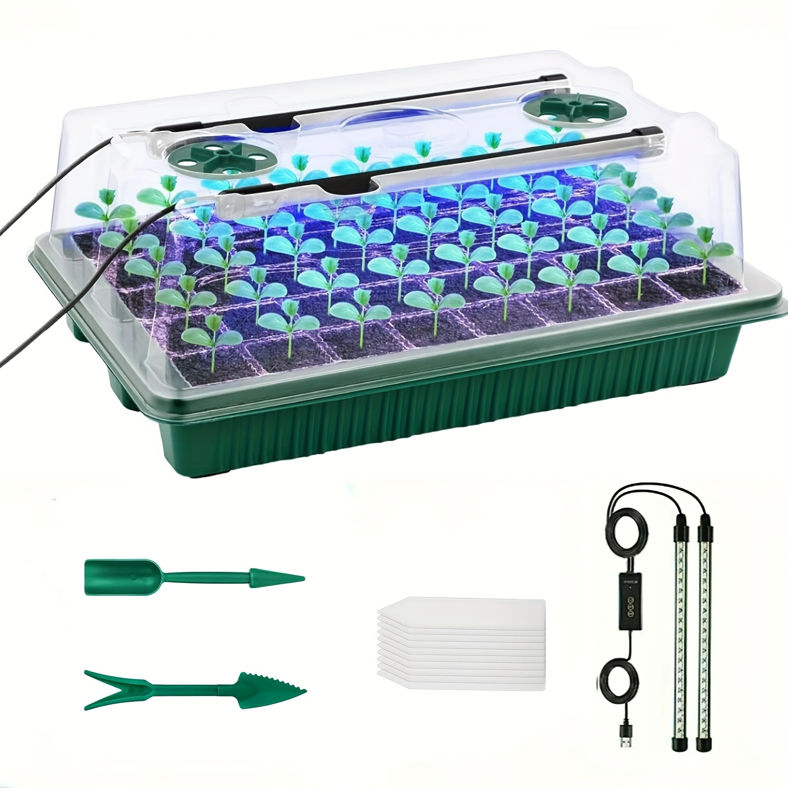 Seed Starter Trays - Zaai-trays met hoge koepel kiemset -