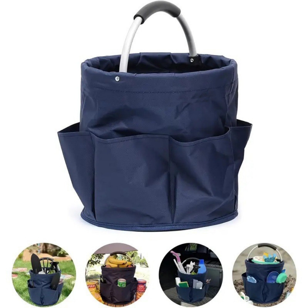 Gardening Tools Basket - Draagbare opvouwbare mand voor buiten, picknickmand,