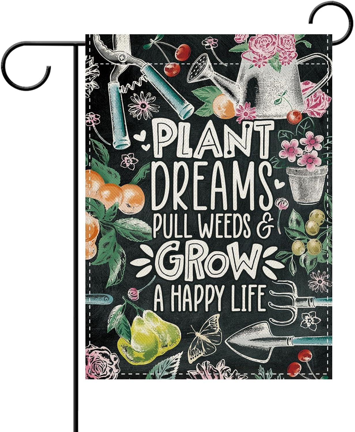 Gardening Tools Vintage - Dyrenson Vintage tuinieren inspirerende decoratieve tuinvlag,