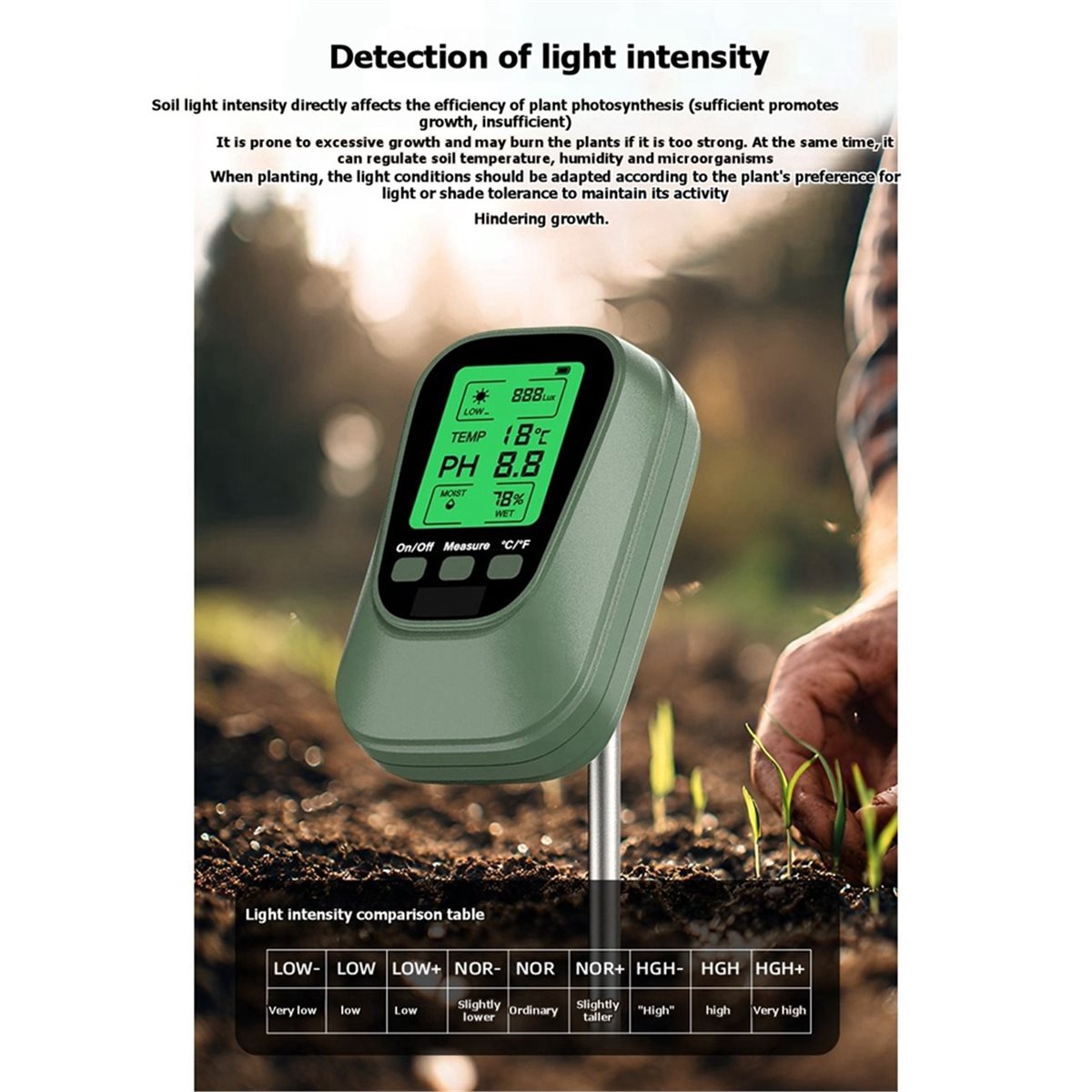 DT75BG Bodem PH-meter 4-in-1 Z - Soil Ph Meter recensie en prijs
