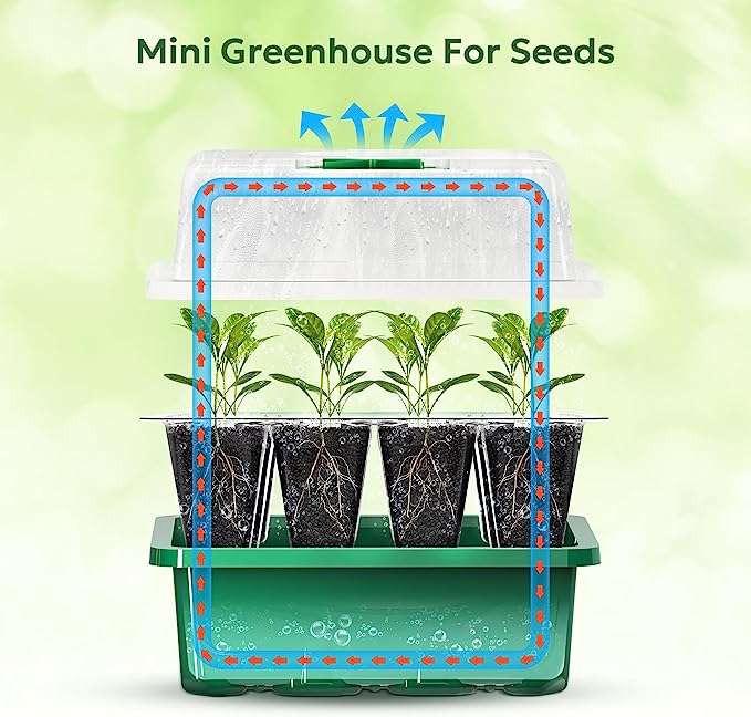 4 Pak Van 40 Roosters Zaad Sta - Seed Starter Trays recensie en prijs
