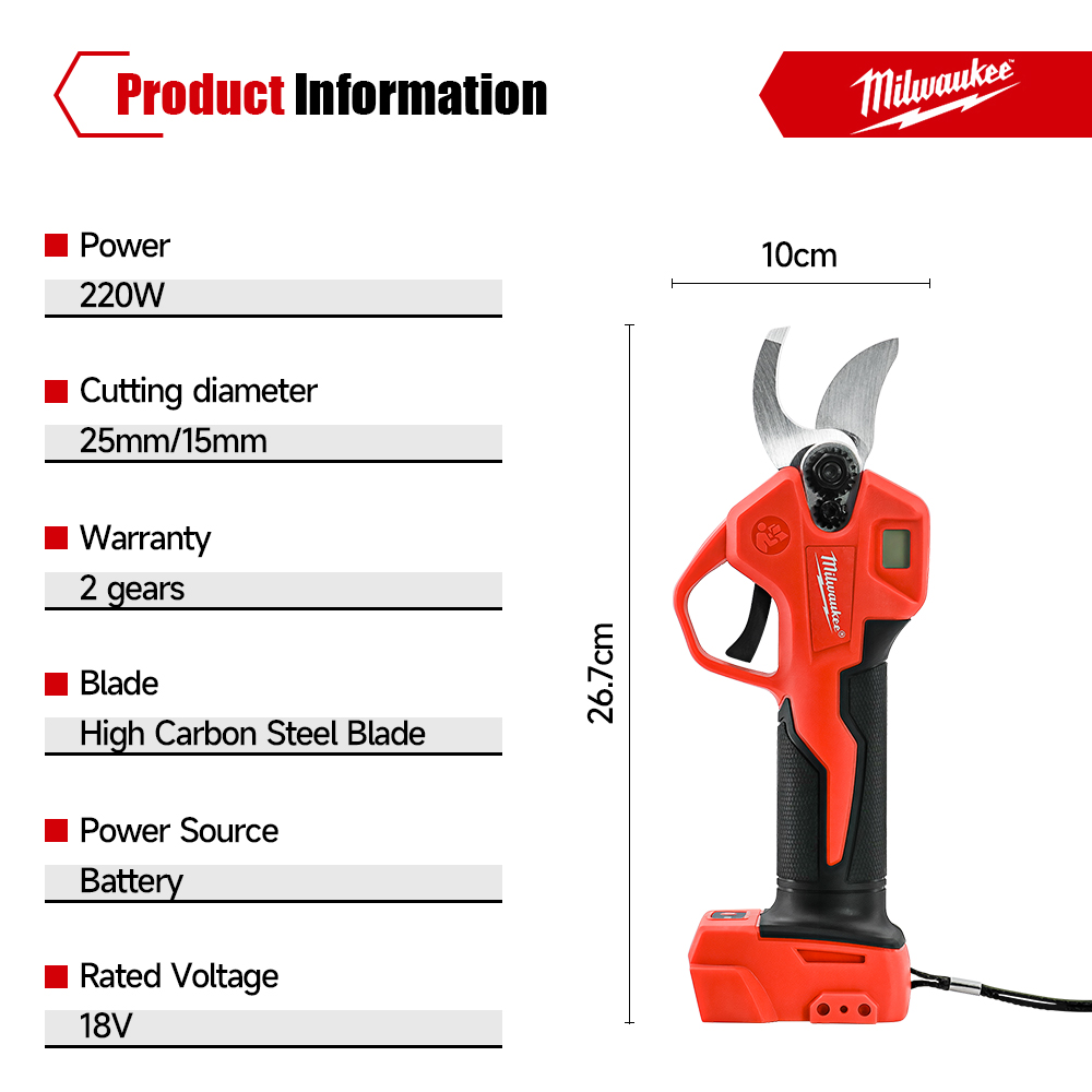 Milwaukee Draadloze Elektrisch - Gardening Tools Usa recensie en prijs