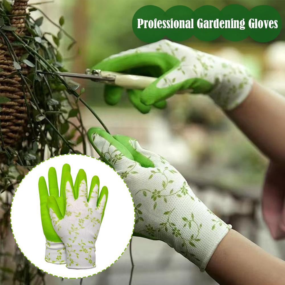 Latexschuim bedrukte tuinhands - Garden Gloves Thorn Proof recensie en prijs