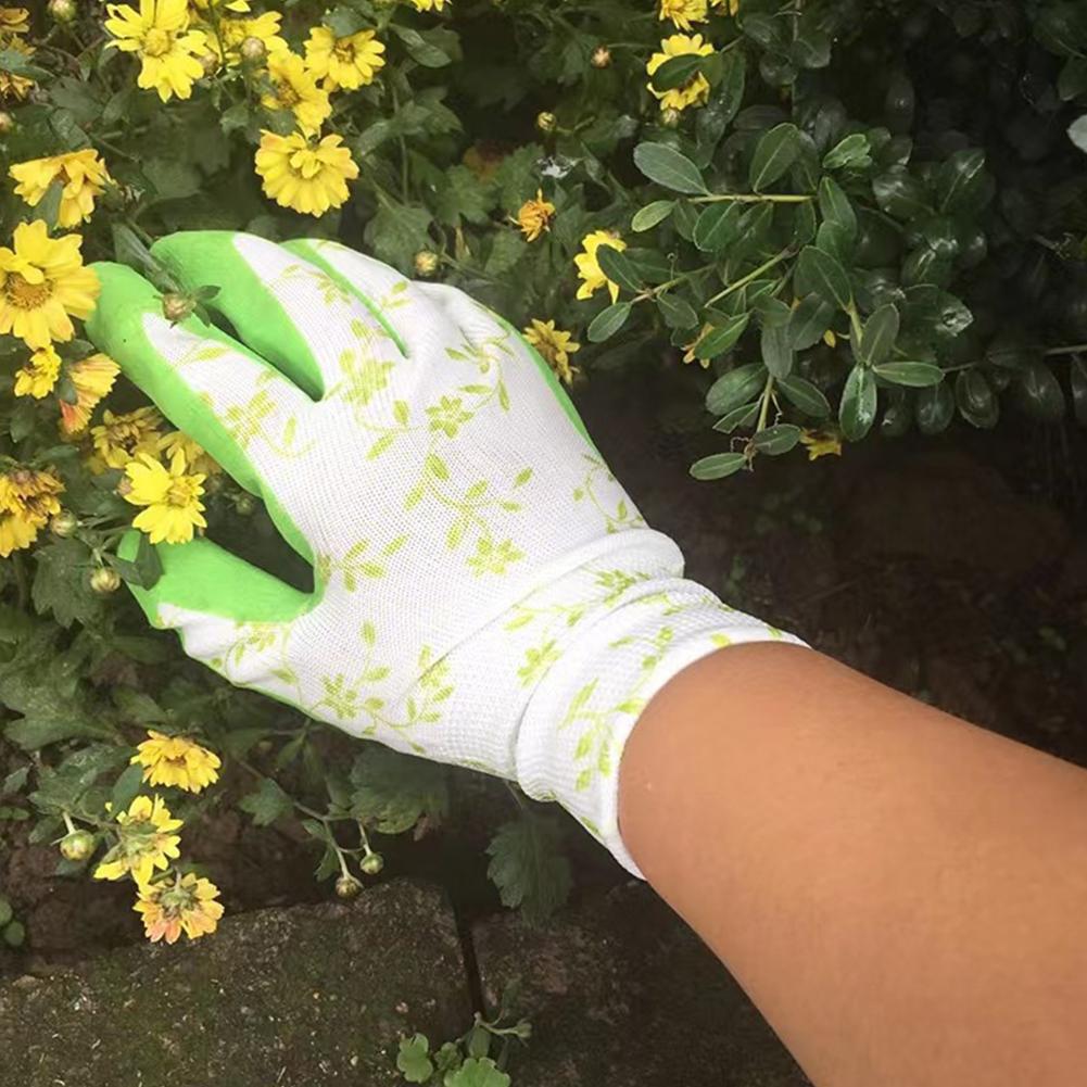 Latexschuim bedrukte tuinhands - Garden Gloves Thorn Proof recensie en prijs