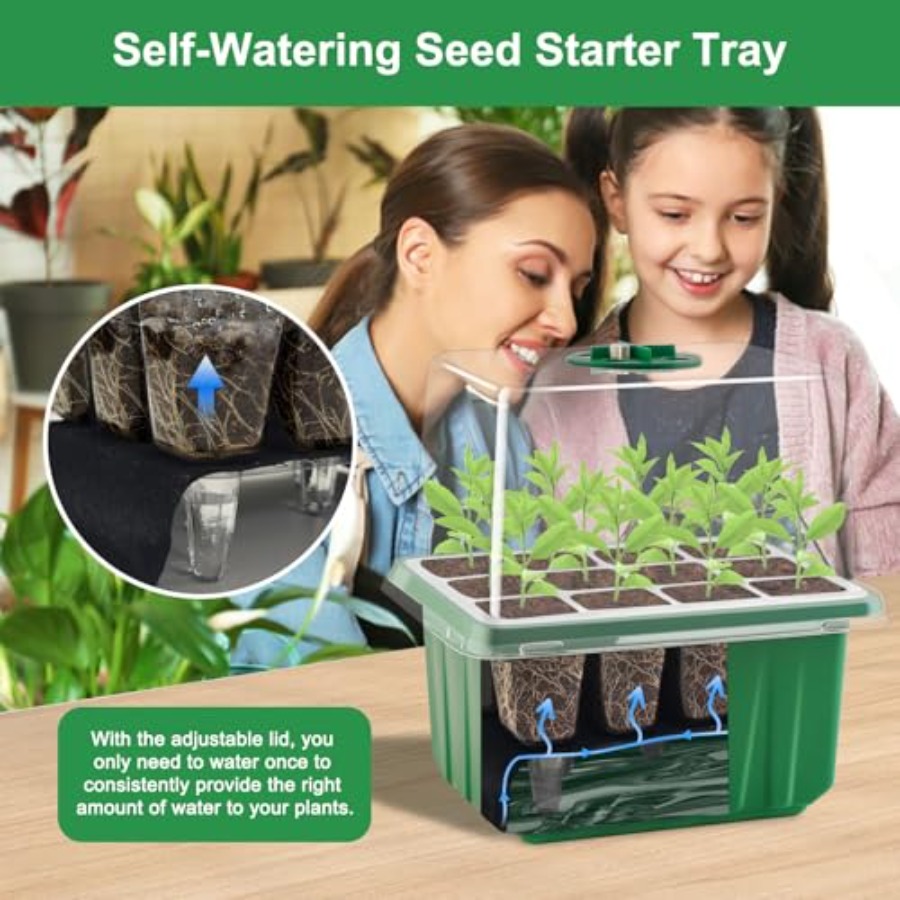 Zaai-schotel met verlichting,  - Seed Starter Trays recensie en prijs