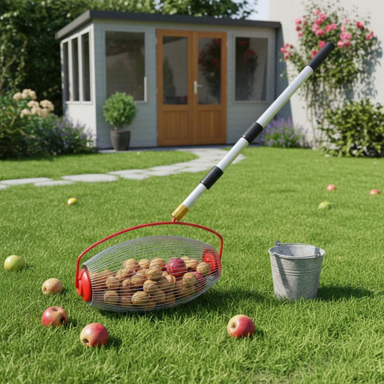 Kastanje-ophaaltool, eenvoudig - Gardening Tools Basket recensie en prijs