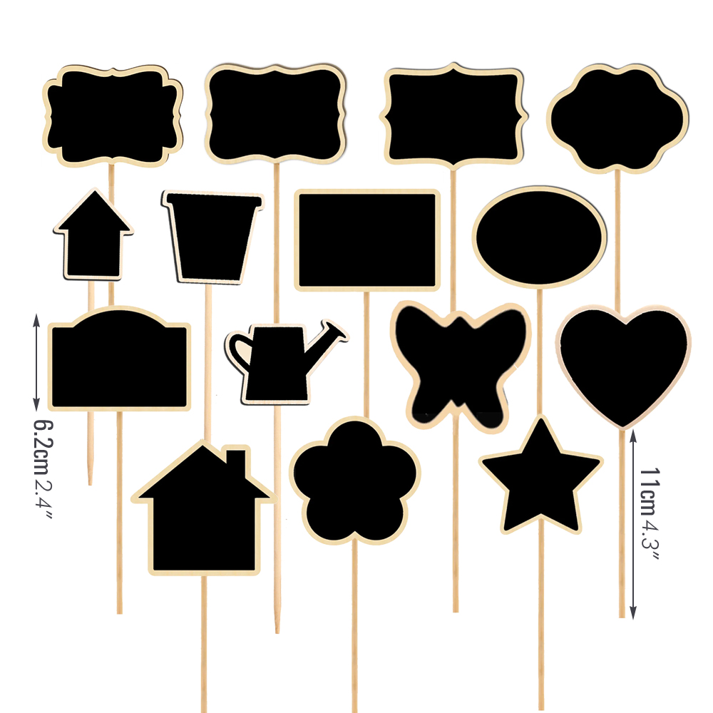 10 Stuks Hout Mini Krijtbord B - Plant Label Tags recensie en prijs