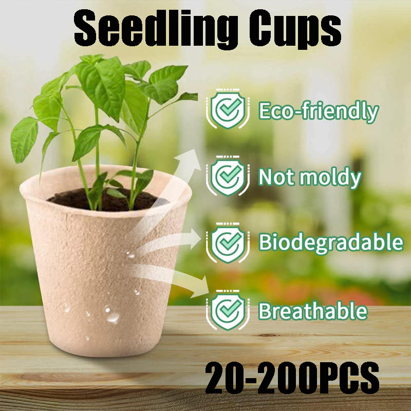 8cm Ronde Turfpotten voor Tuin - Seed Starter Trays recensie en prijs