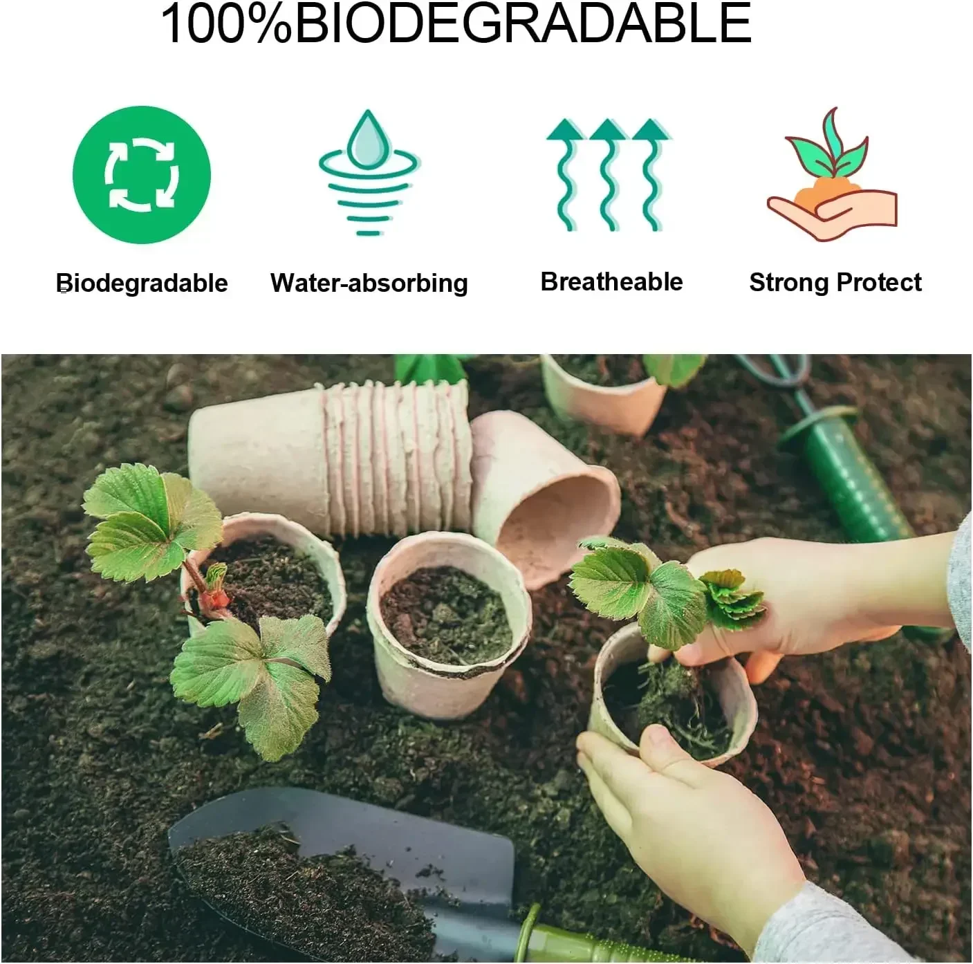 8cm Ronde Turfpotten voor Tuin - Seed Starter Trays recensie en prijs