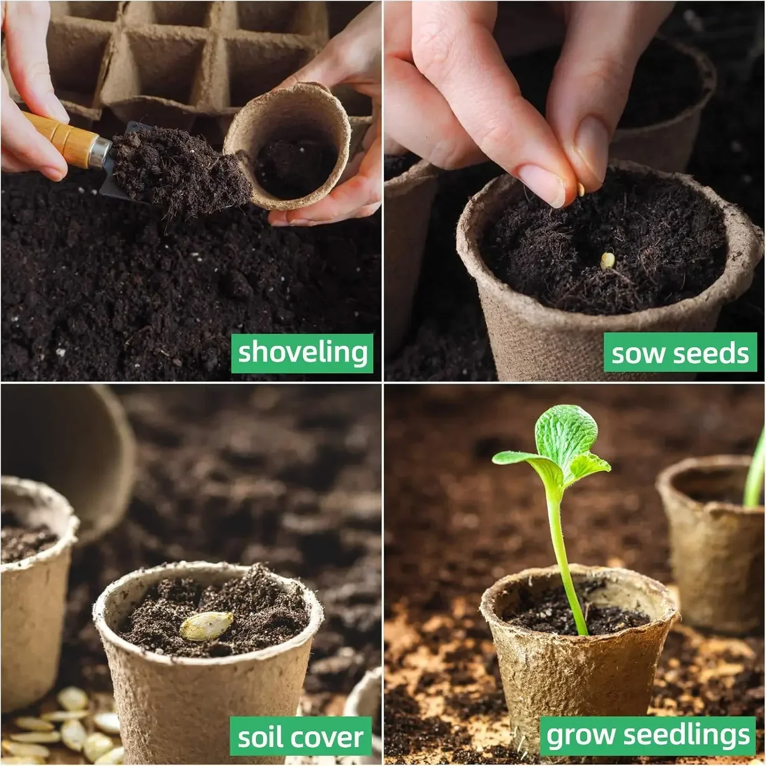 8cm Ronde Turfpotten voor Tuin - Seed Starter Trays recensie en prijs