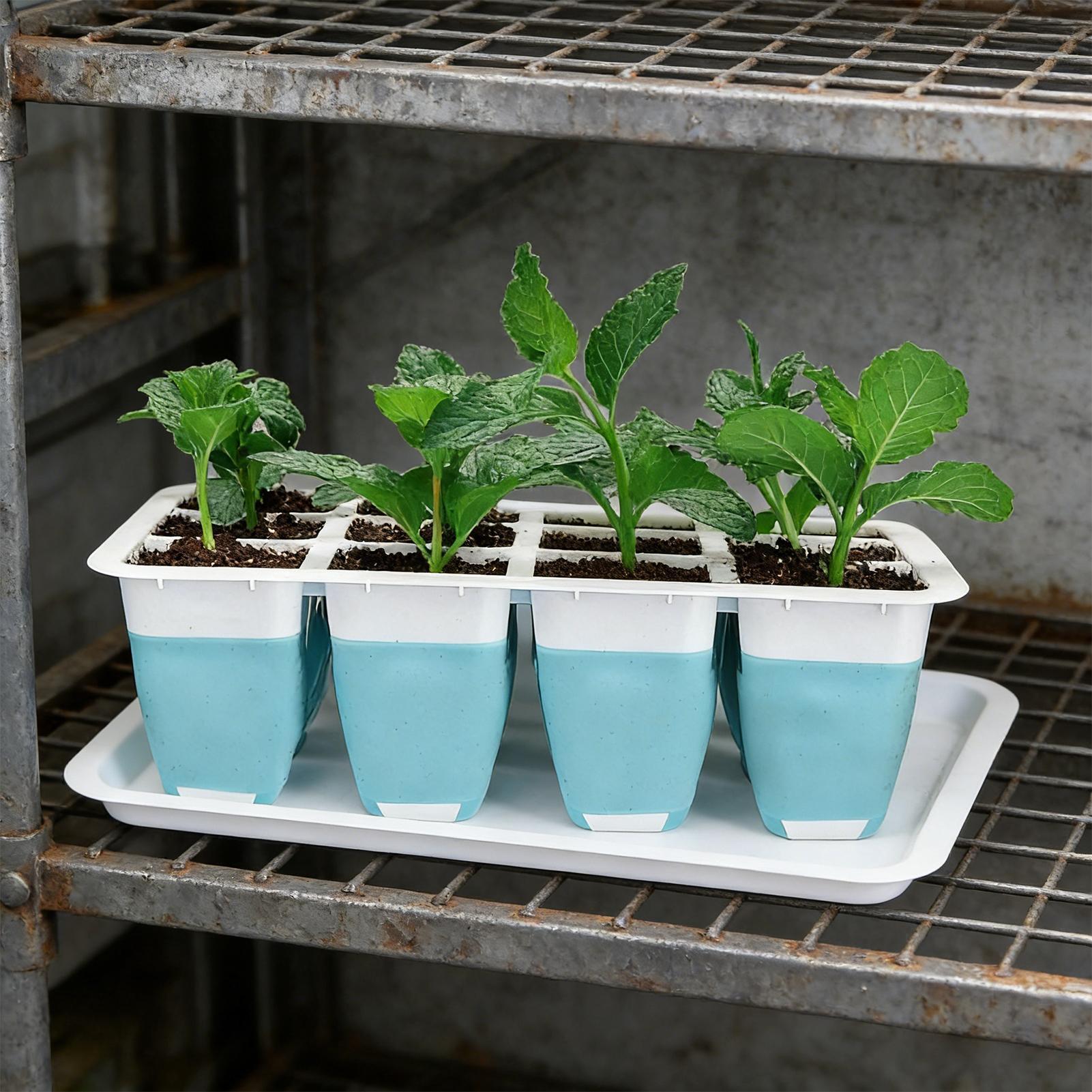 5-pack siliconen zaaitrays met - Seed Starter Trays recensie en prijs