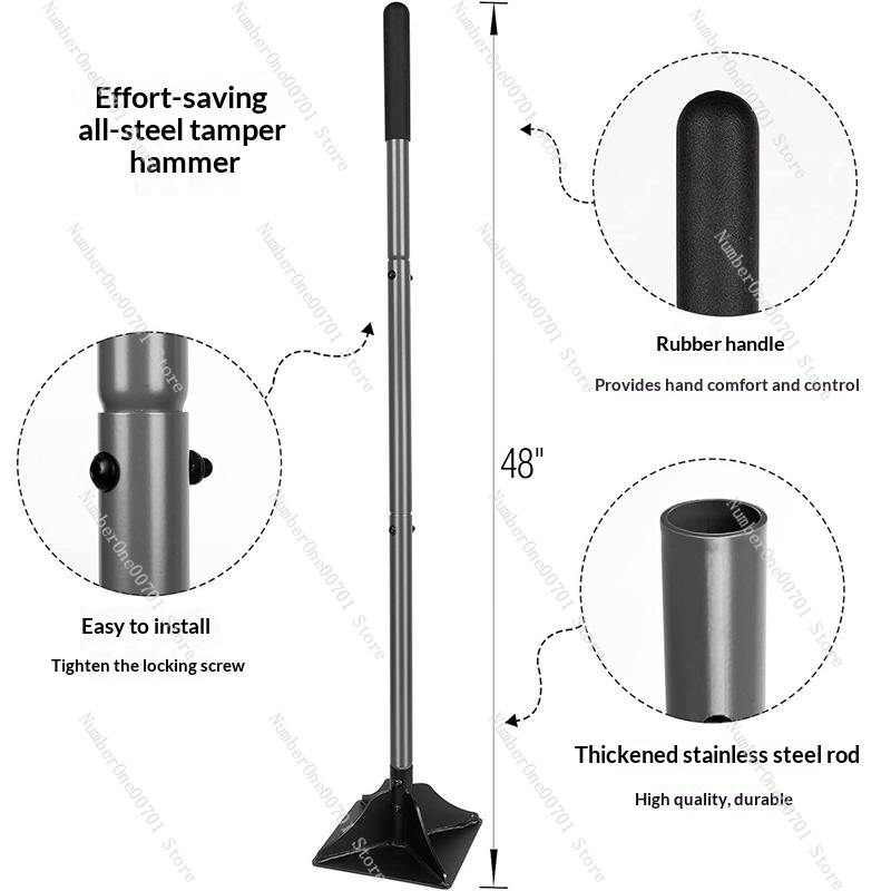 Afneembare stalen tuinstamper, - Gardening Tools Uses recensie en prijs
