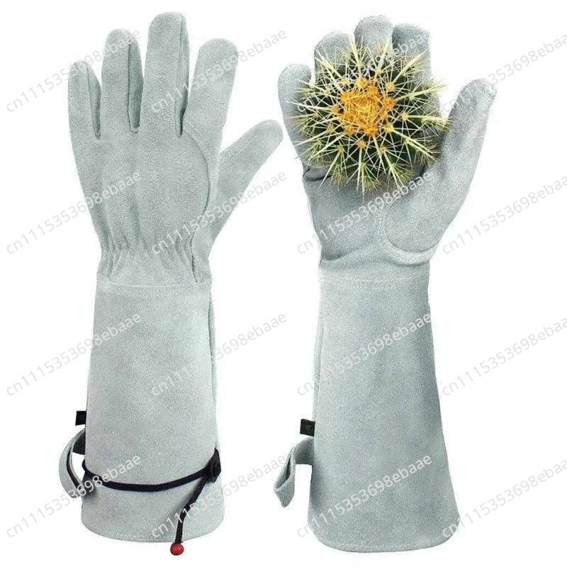 Lange koeienhuid tuinhandschoe - Garden Gloves Thorn Proof recensie en prijs