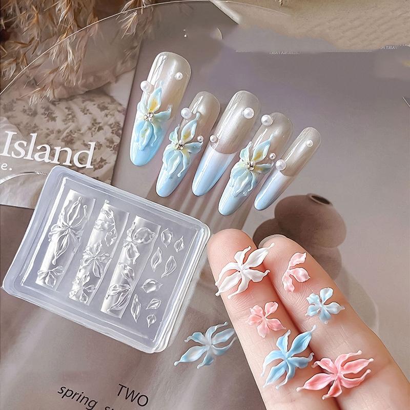 Nieuwe bloem nagelkunst mal 3D - Gardening Tools Diy recensie en prijs