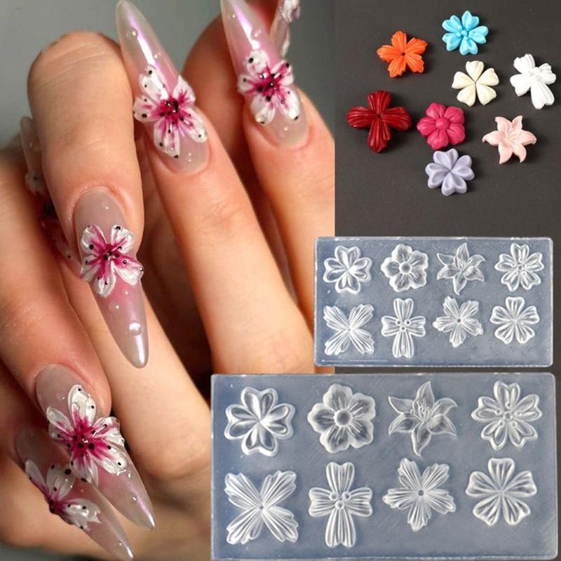 Nieuwe bloem nagelkunst mal 3D - Gardening Tools Diy recensie en prijs