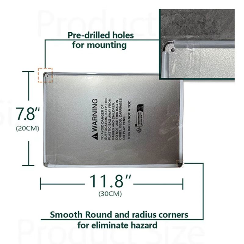 2D-geprinte aluminium plaat -  - Gardening Tools Vintage recensie en prijs