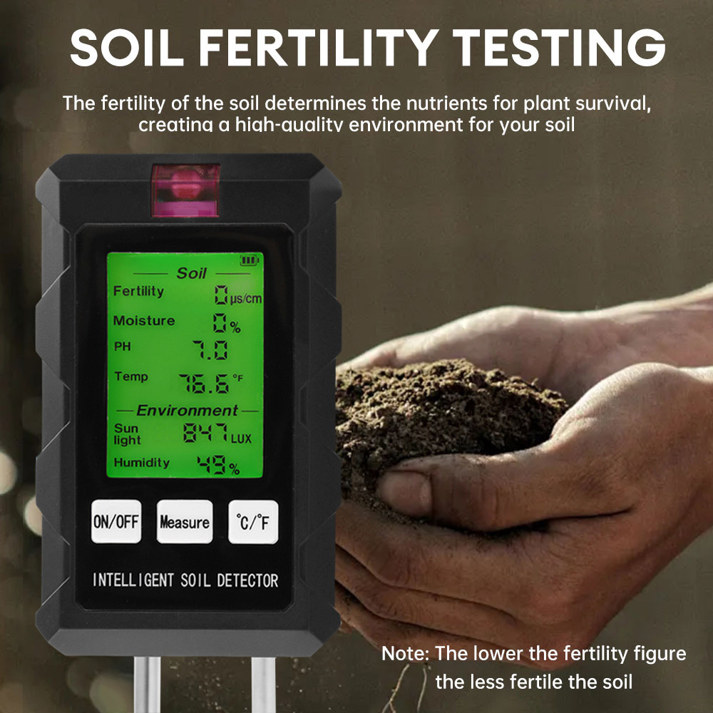 PH Temperatuur-vochtigheidsmet - Soil Ph Meter recensie en prijs