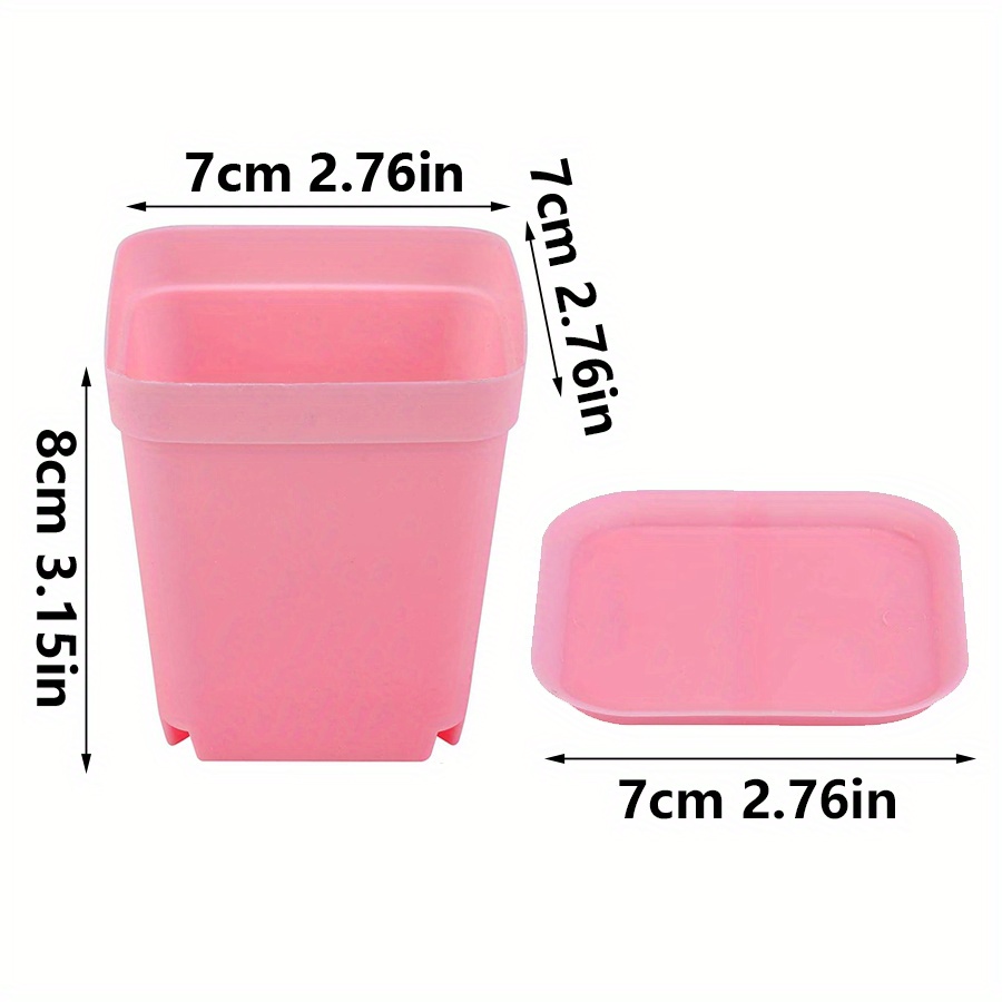 12 stuks 7 cm plastic vierkant - Seed Starter Trays recensie en prijs