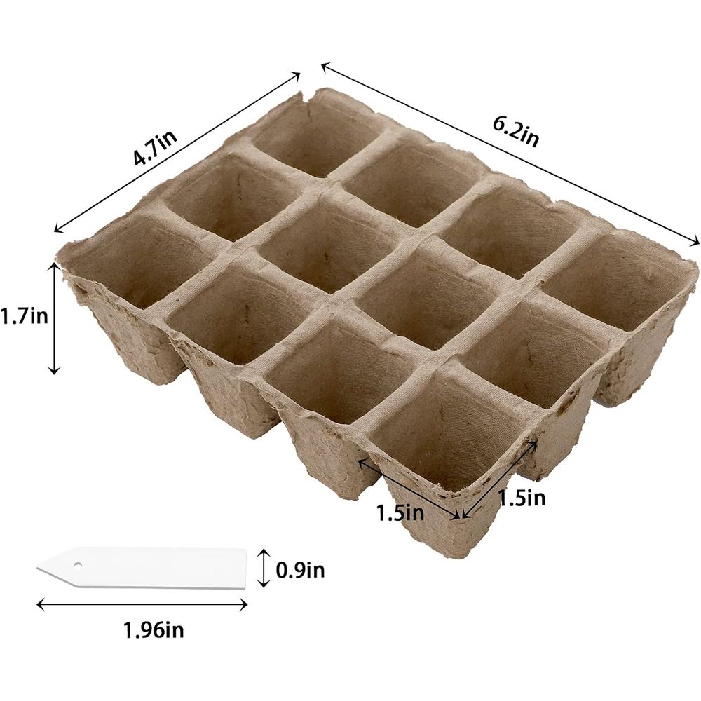 40-pack turfzodenpotten zaadst - Seed Starter Trays recensie en prijs