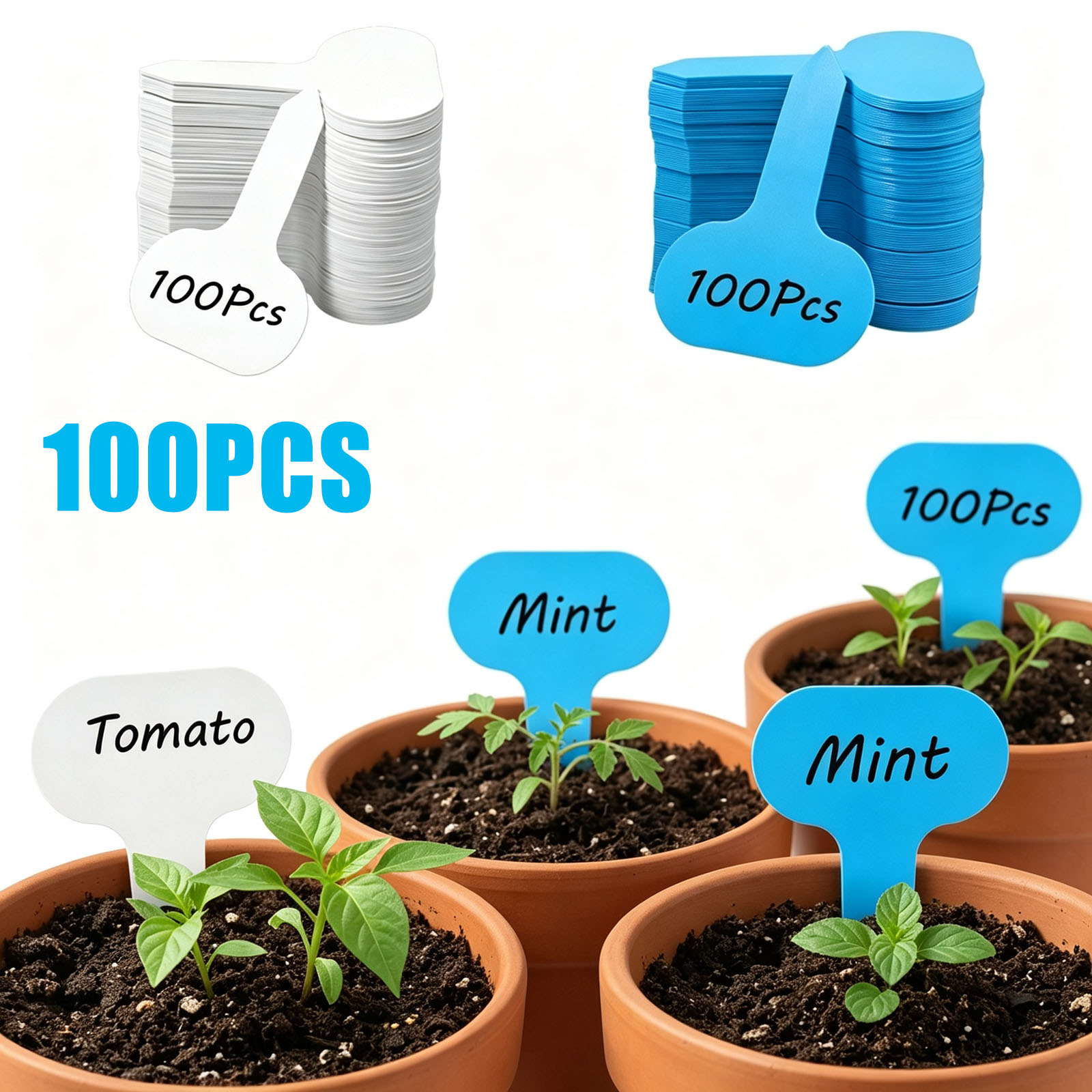 100PCS lant Labels Tuin Marker - Plant Label Tags recensie en prijs