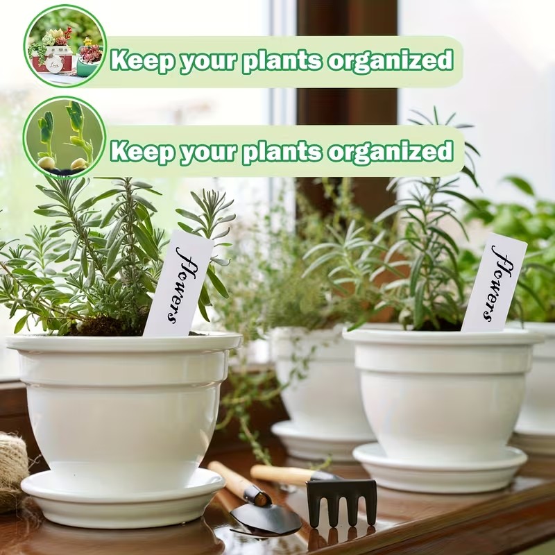 100 stuks witte waterdichte pl - Plant Label Tags recensie en prijs