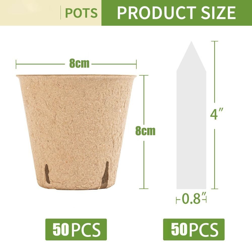 50 STUKS Biologisch afbreekbar - Seed Starter Trays recensie en prijs