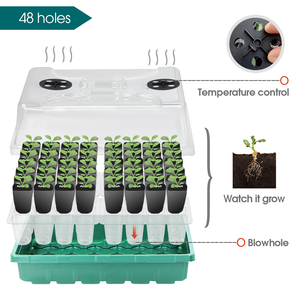 Winter Zaailingen Doos Verwarm - Seed Starter Trays recensie en prijs